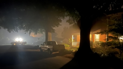 Foggy Night in Raleigh Court Photo